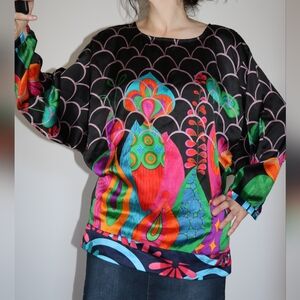 Desigual XL colorful blouse